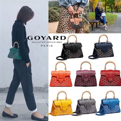 celebrity goyard saigon mini|goyard saigon mini size.